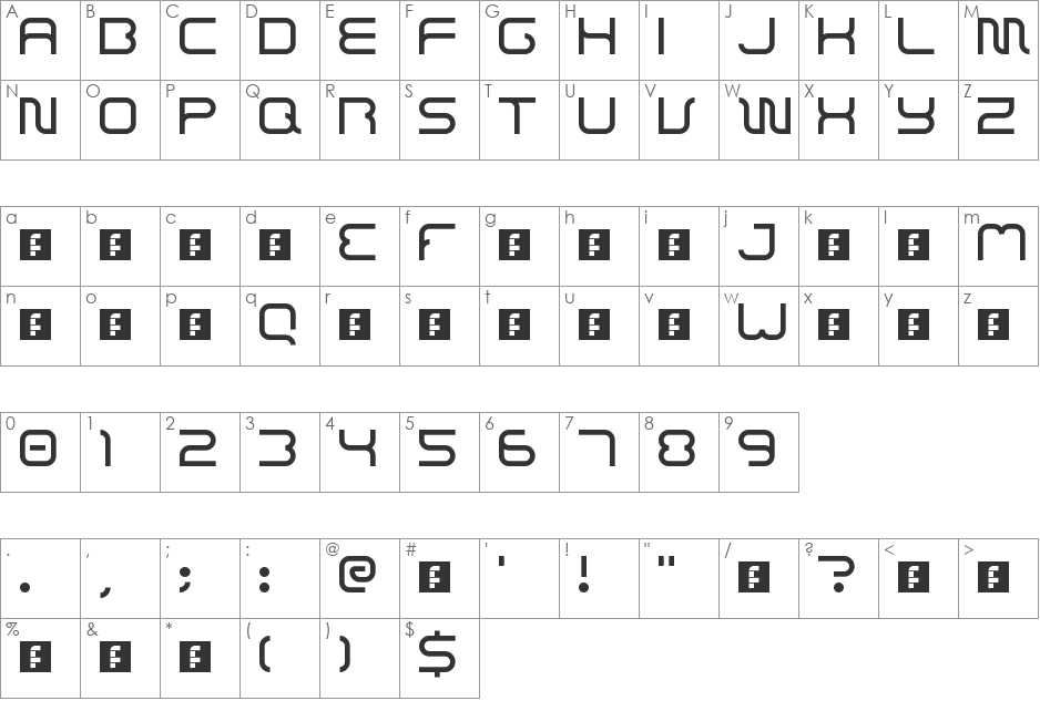 Bajaj Sans font character map preview