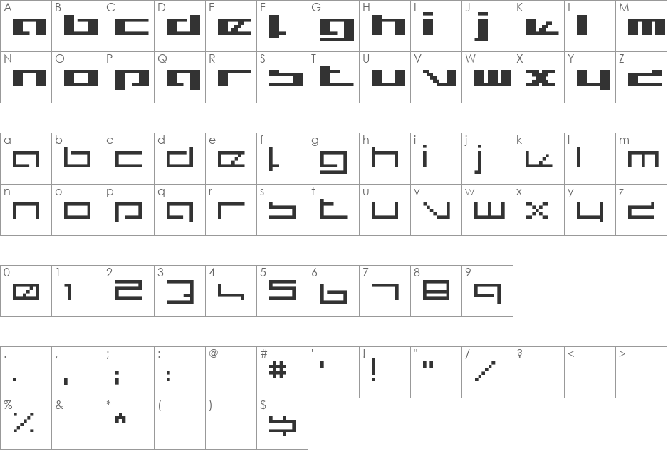 royal simplicity font character map preview
