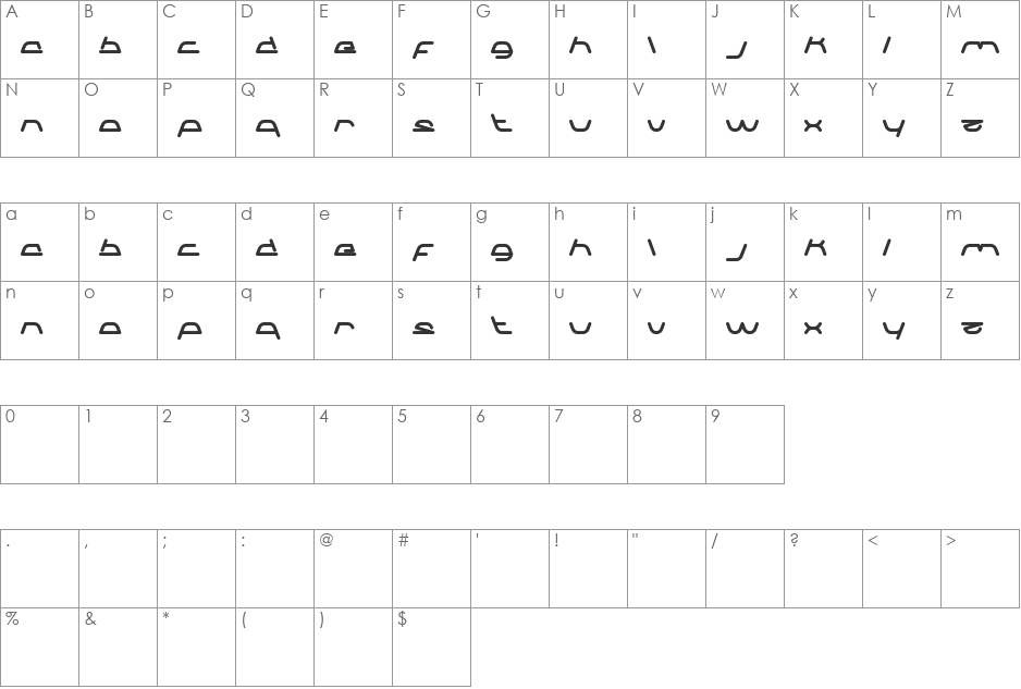 sneak peeks font character map preview