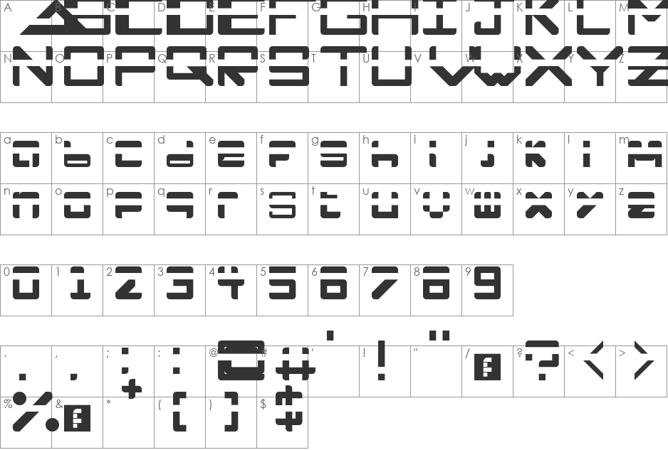 advanced font character map preview