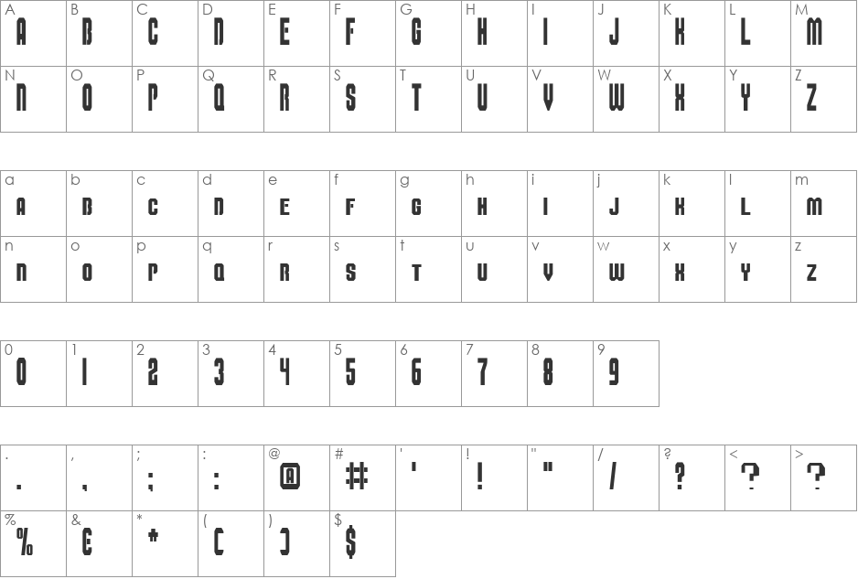Super Mario Bros Alphabet font character map preview