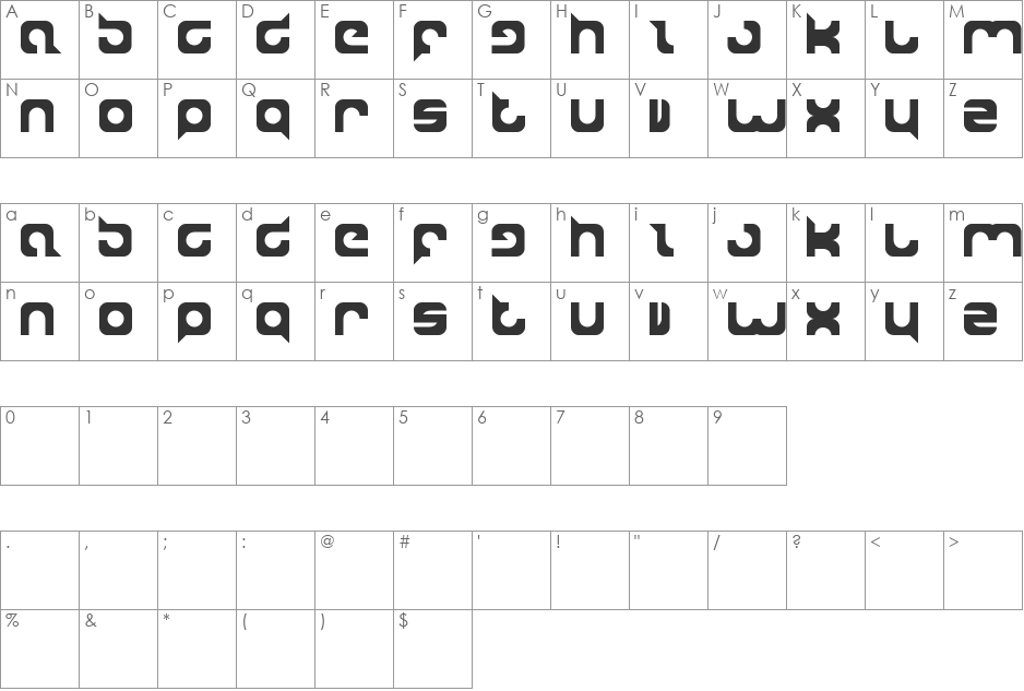 super power font character map preview